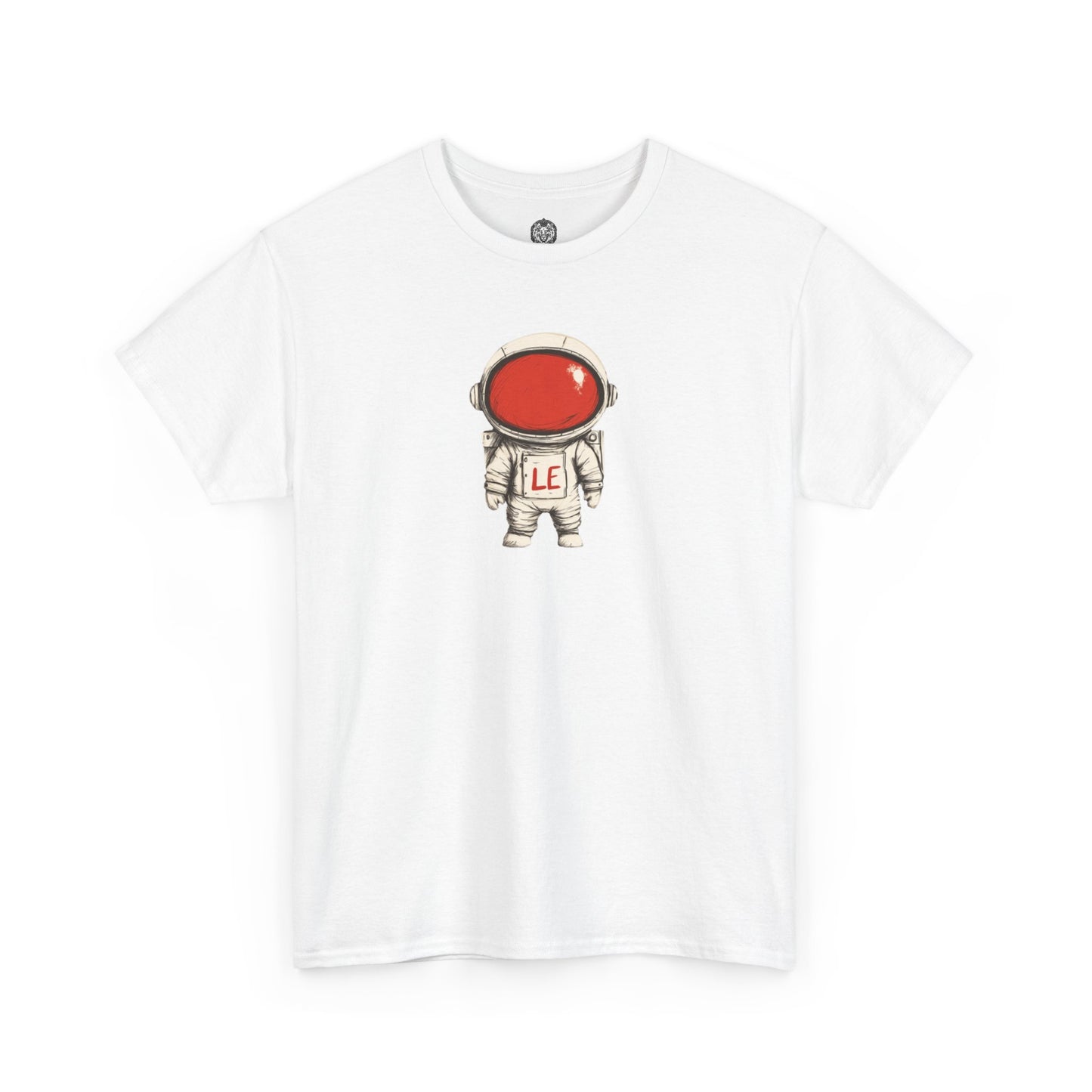 Space Man Red, Heavy Cotton Tee