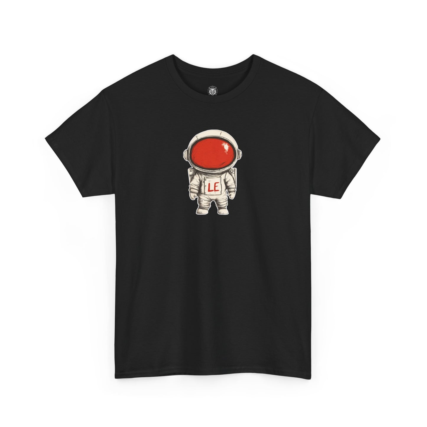 Space Man Red, Heavy Cotton Tee