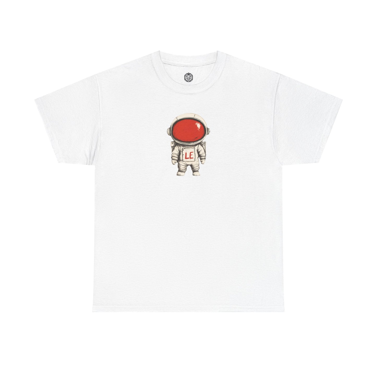 Space Man Red, Heavy Cotton Tee