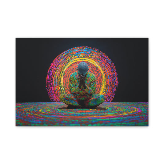 The Awakening Within, Modern Art, Wall Art, Poster, Matte Canvas, Stretched, 1.25"