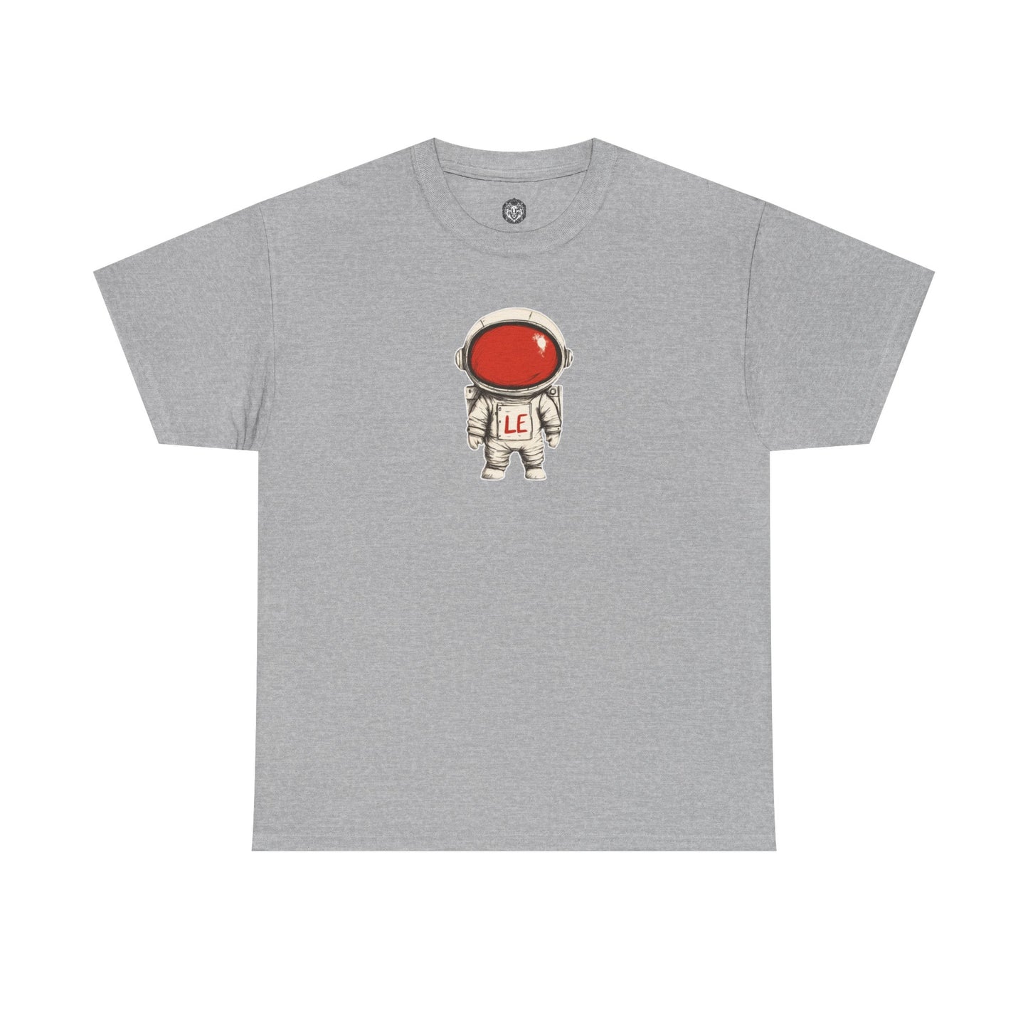Space Man Red, Heavy Cotton Tee