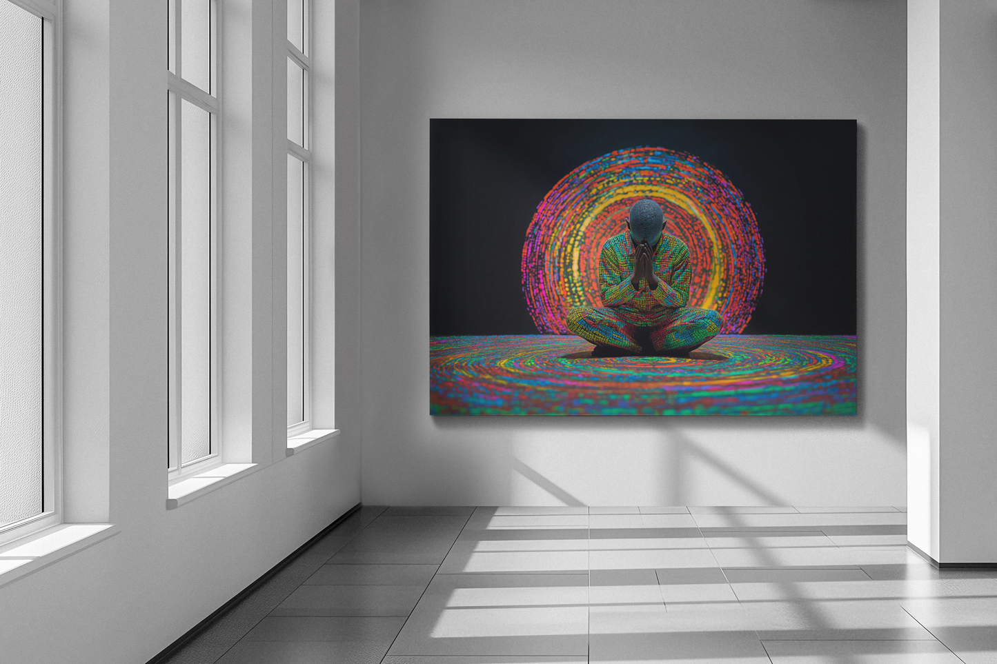 The Awakening Within, Modern Art, Wall Art, Poster, Matte Canvas, Stretched, 1.25"