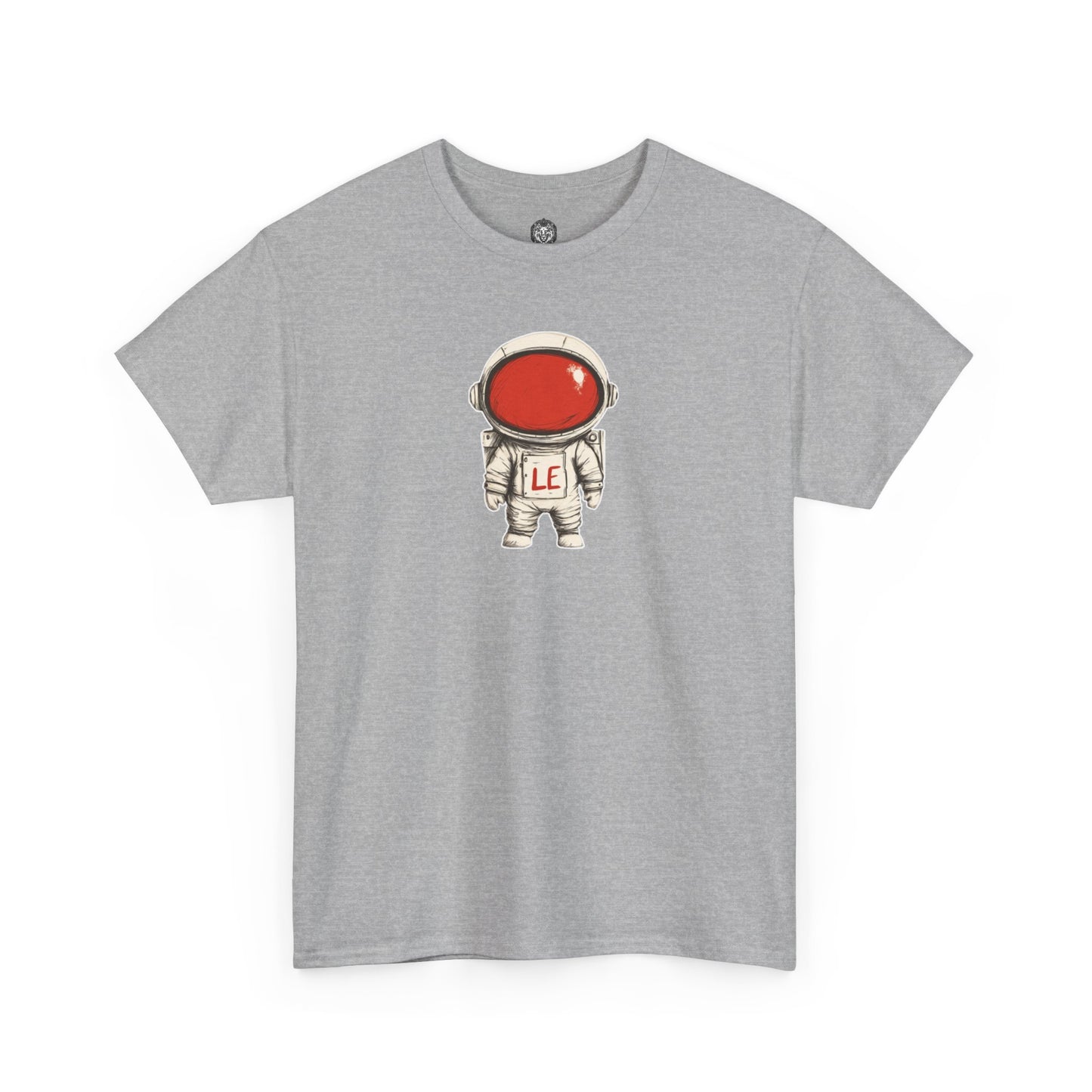 Space Man Red, Heavy Cotton Tee