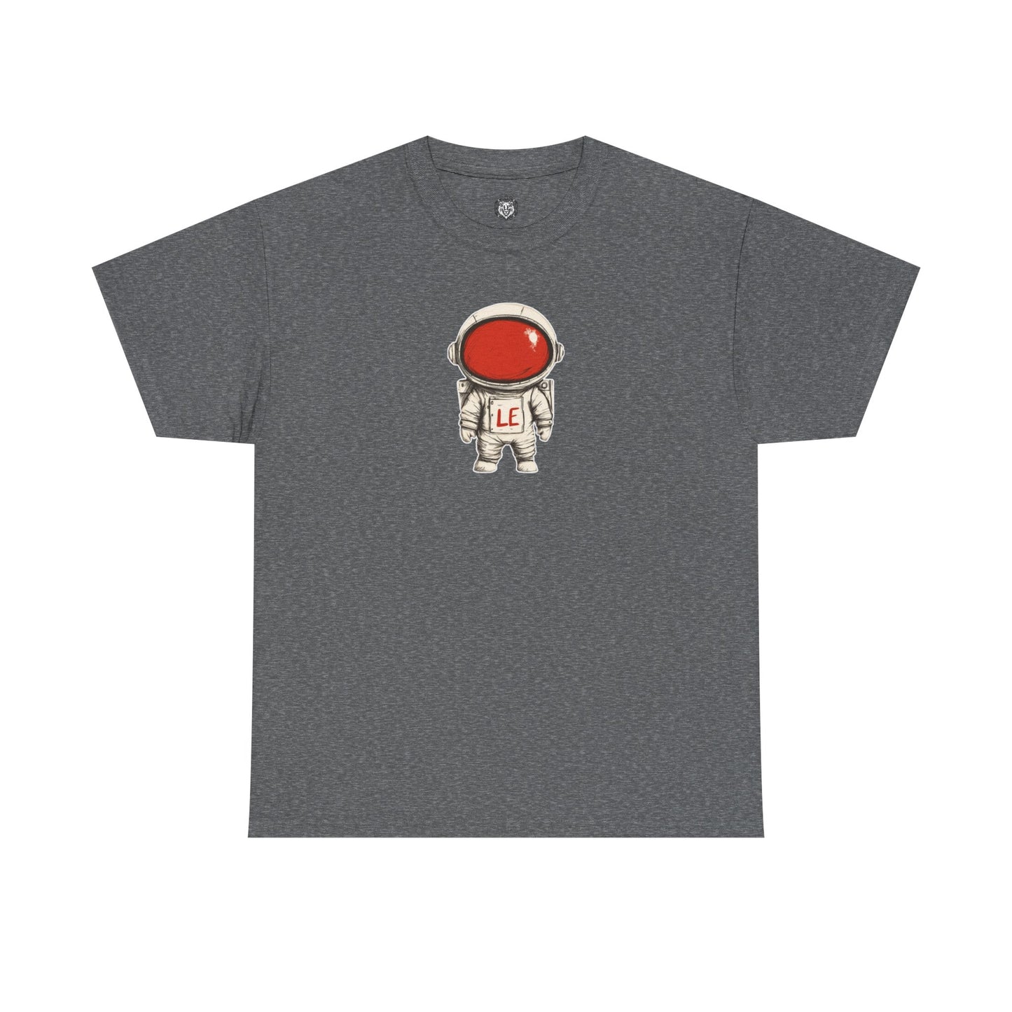 Space Man Red, Heavy Cotton Tee