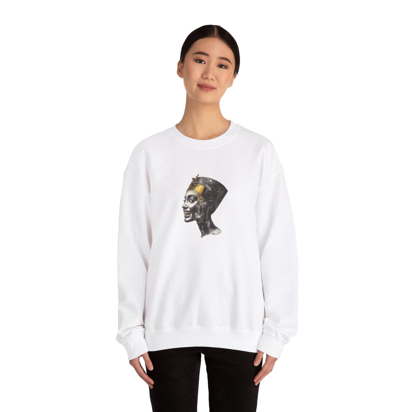 Nefertiti1, Heavy Blend™ Crewneck Sweatshirt, Classic, Original