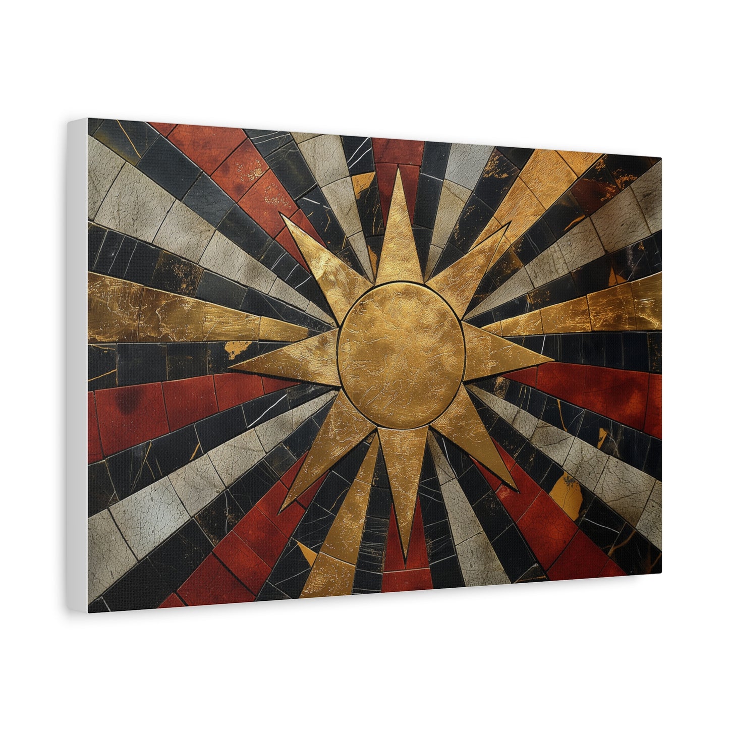 Worshipping The Sun1, Modern Art, Wall Art, Poster, Matte Canvas, Stretched, 1.25"