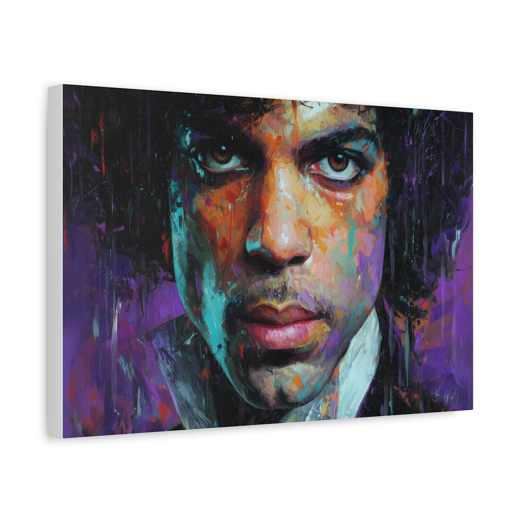 PRINCE — CANVAS ART, The mystique. The music. The legacy., Stretched, 1.25"