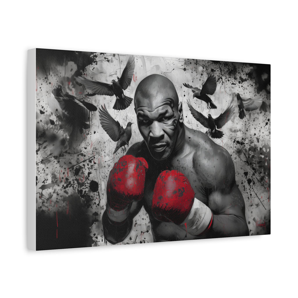 MIKE TYSON — CANVAS ART, The power. The fearlessness. The legacy., Stretched, 1.25"