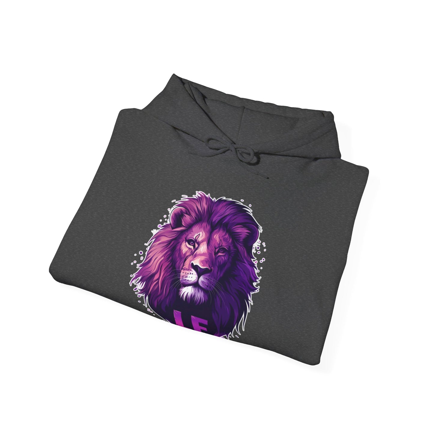 Purple Lion, Heavy Blend™ Hoody, Original