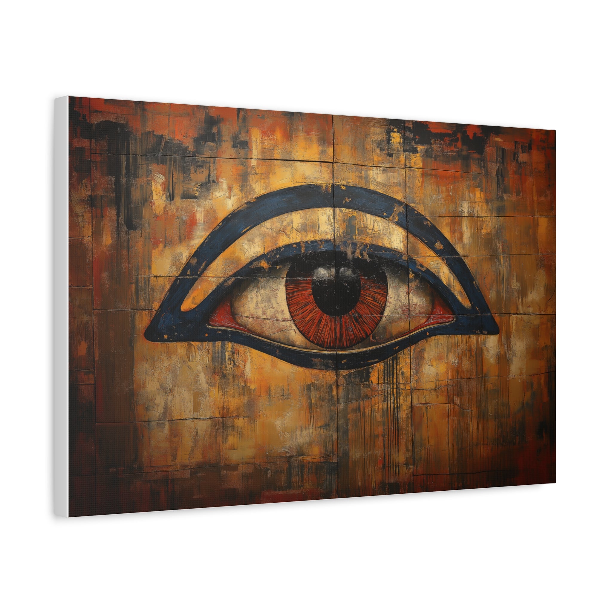 Eye of Horus11,  Modern Art, Wall Art, Poster, Matte Canvas, Stretched, 1.25"
