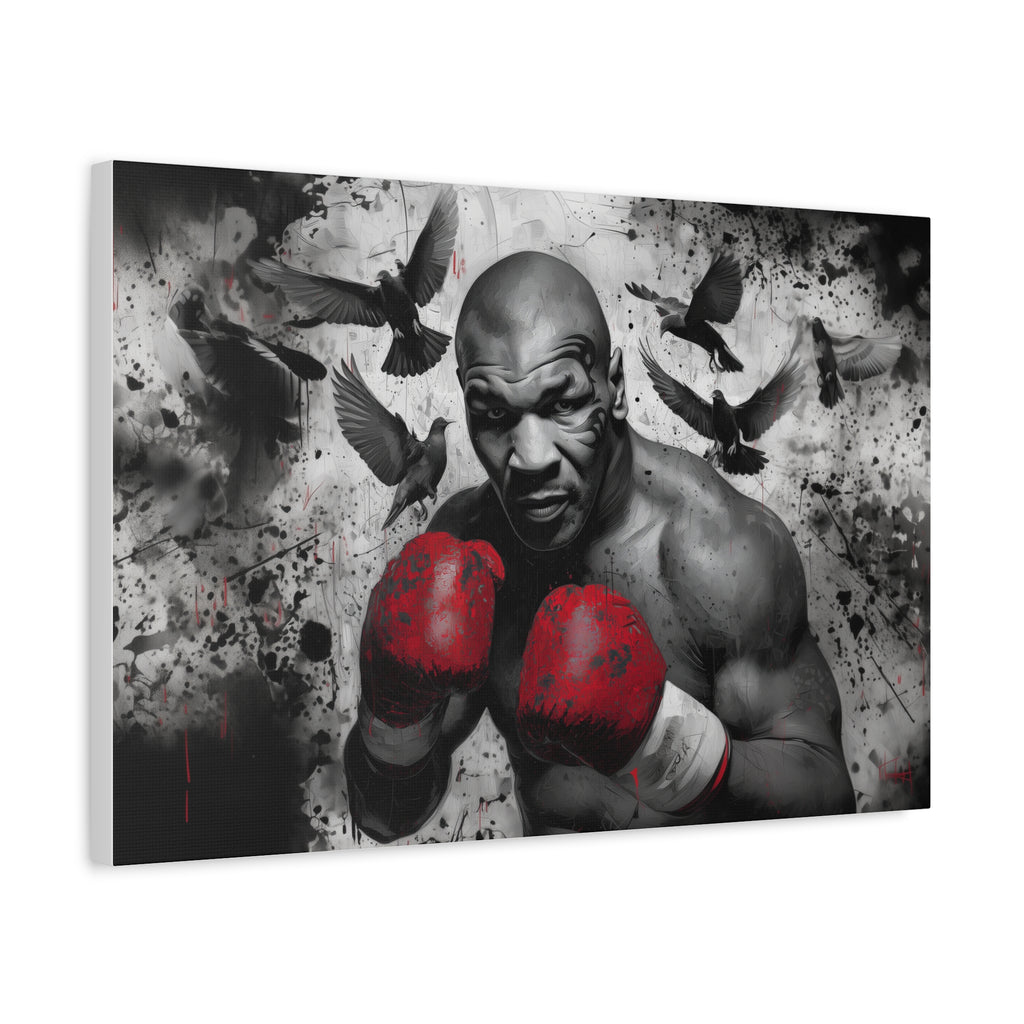 MIKE TYSON — CANVAS ART, The power. The fearlessness. The legacy., Stretched, 1.25"