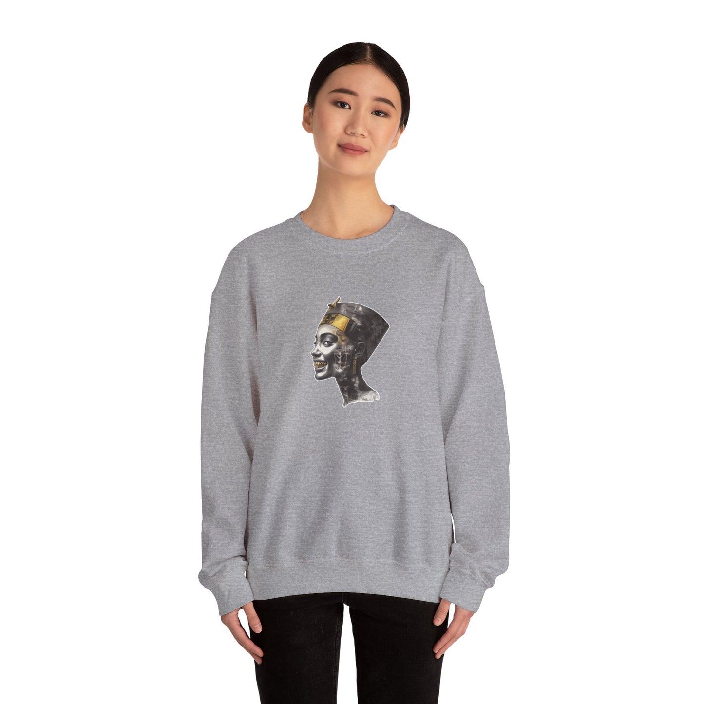 Nefertiti1, Heavy Blend™ Crewneck Sweatshirt, Classic, Original