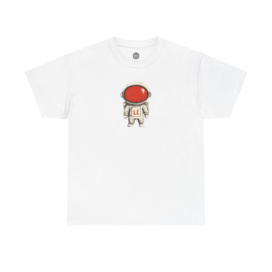 Space Man Red, Heavy Cotton Tee
