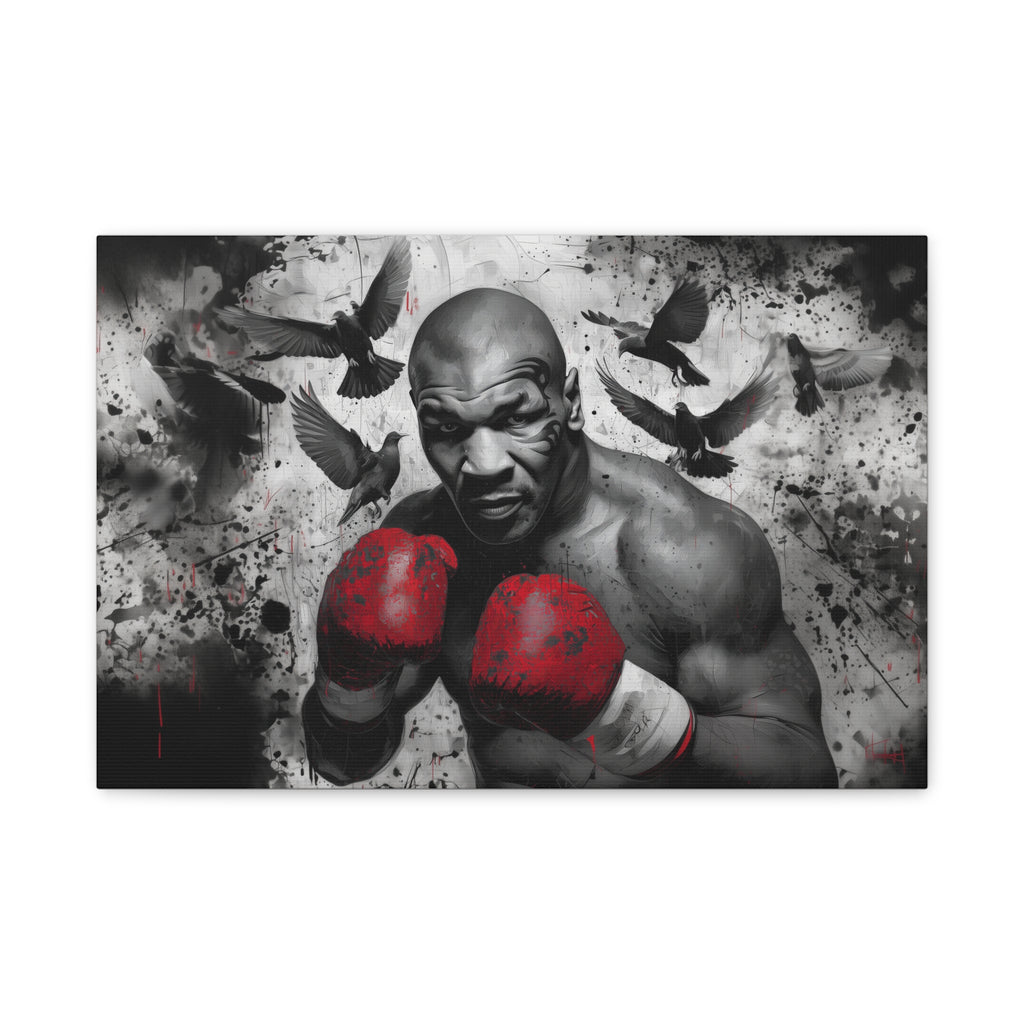 MIKE TYSON — CANVAS ART, The power. The fearlessness. The legacy., Stretched, 1.25"