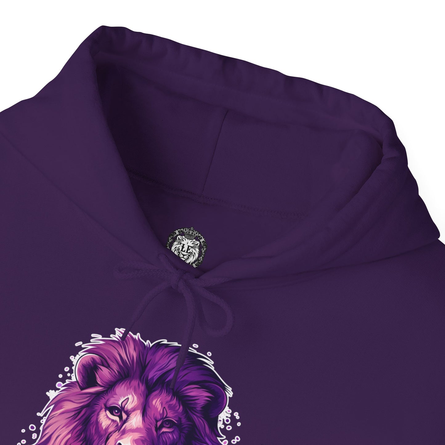 Purple Lion, Heavy Blend™ Hoody, Original