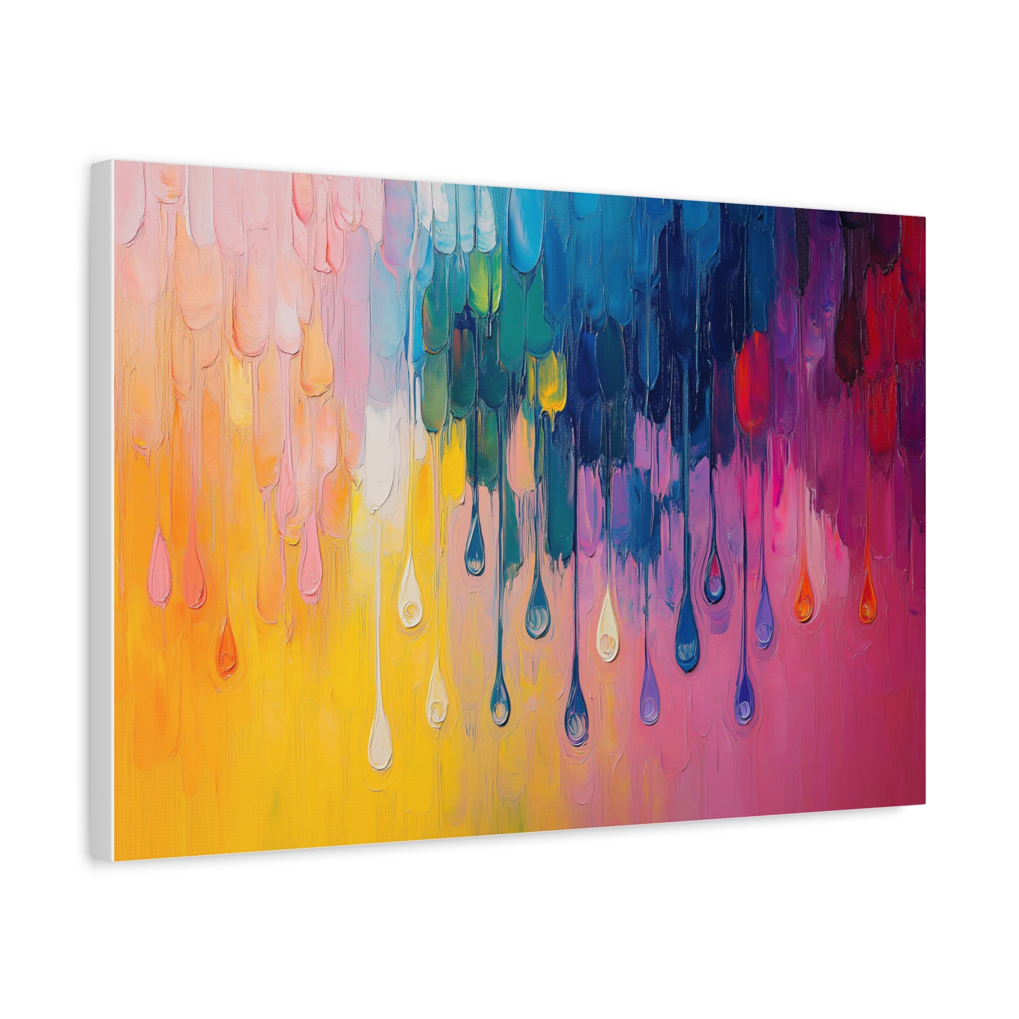 A Thousand Tear Drops, Modern Art, Wall Art, Poster, Matte Canvas, Stretched, 1.25"
