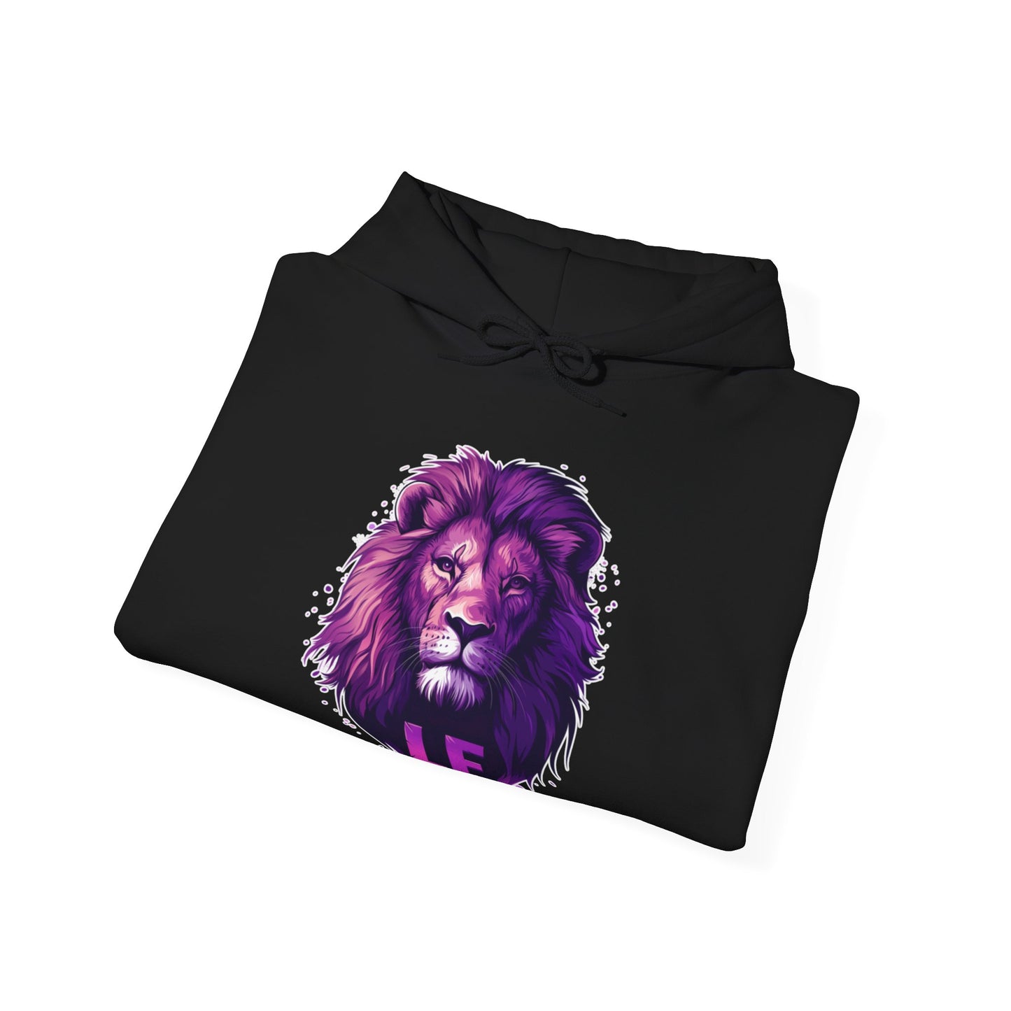 Purple Lion, Heavy Blend™ Hoody, Original