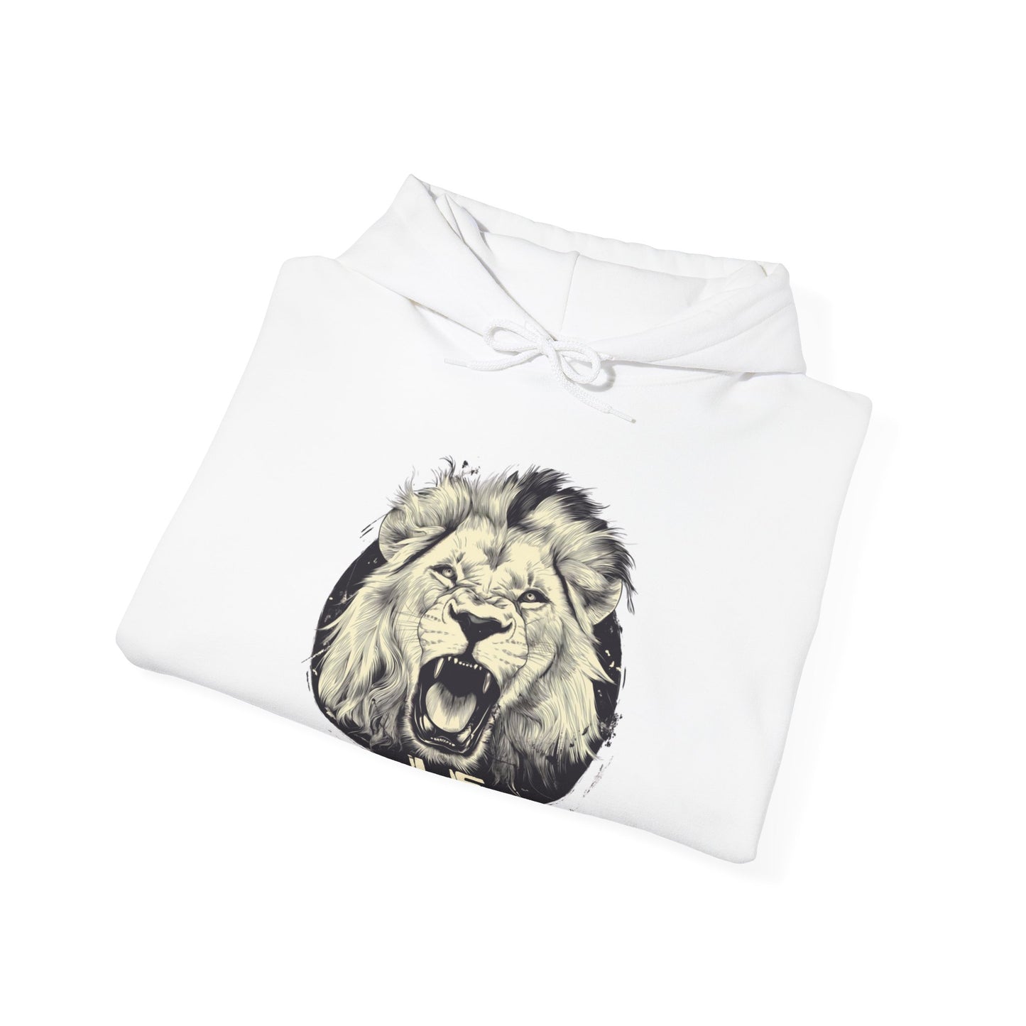 White Lion Head, Heavy Blend™ Hoody, Original