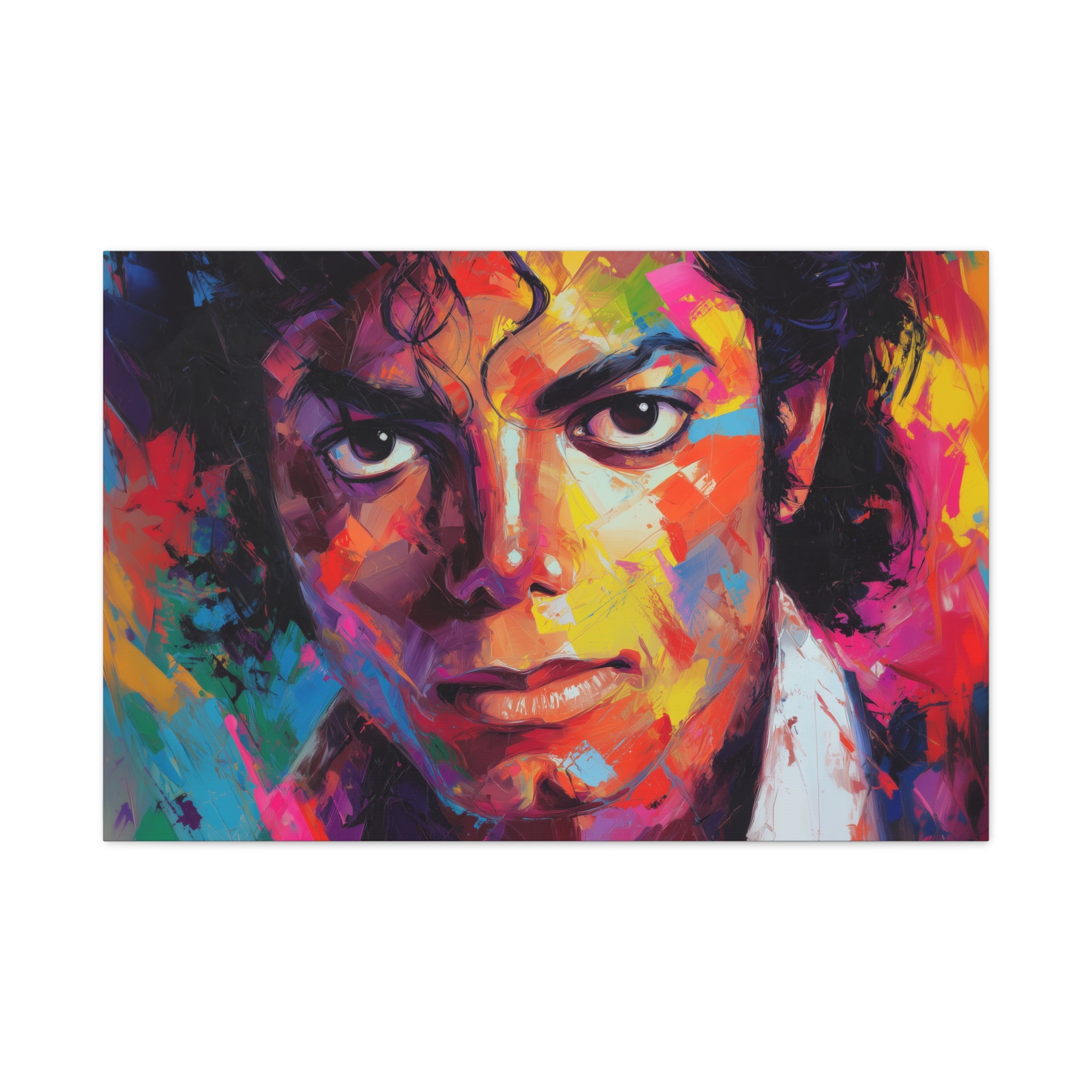 KING OF POP — CANVAS ART, Modern Art, Wall Art, Poster, Matte Canvas, Stretched, 1.25"