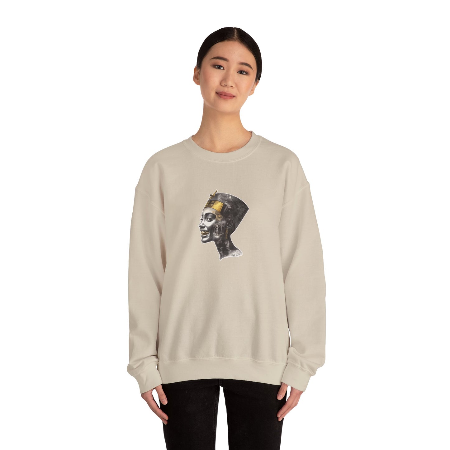 Nefertiti1, Heavy Blend™ Crewneck Sweatshirt, Classic, Original