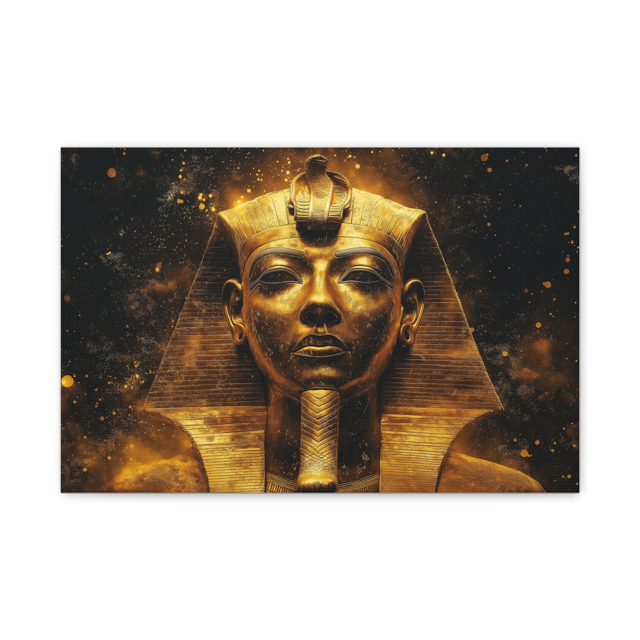 Radiance of the Divine Ruler,  Modern Art, Wall Art, Poster, Matte Canvas, Stretched, 1.25"