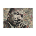 DR. MARTIN LUTHER KING JR. — CANVAS ART, The dream. The voice. The legacy., Stretched, 1.25"