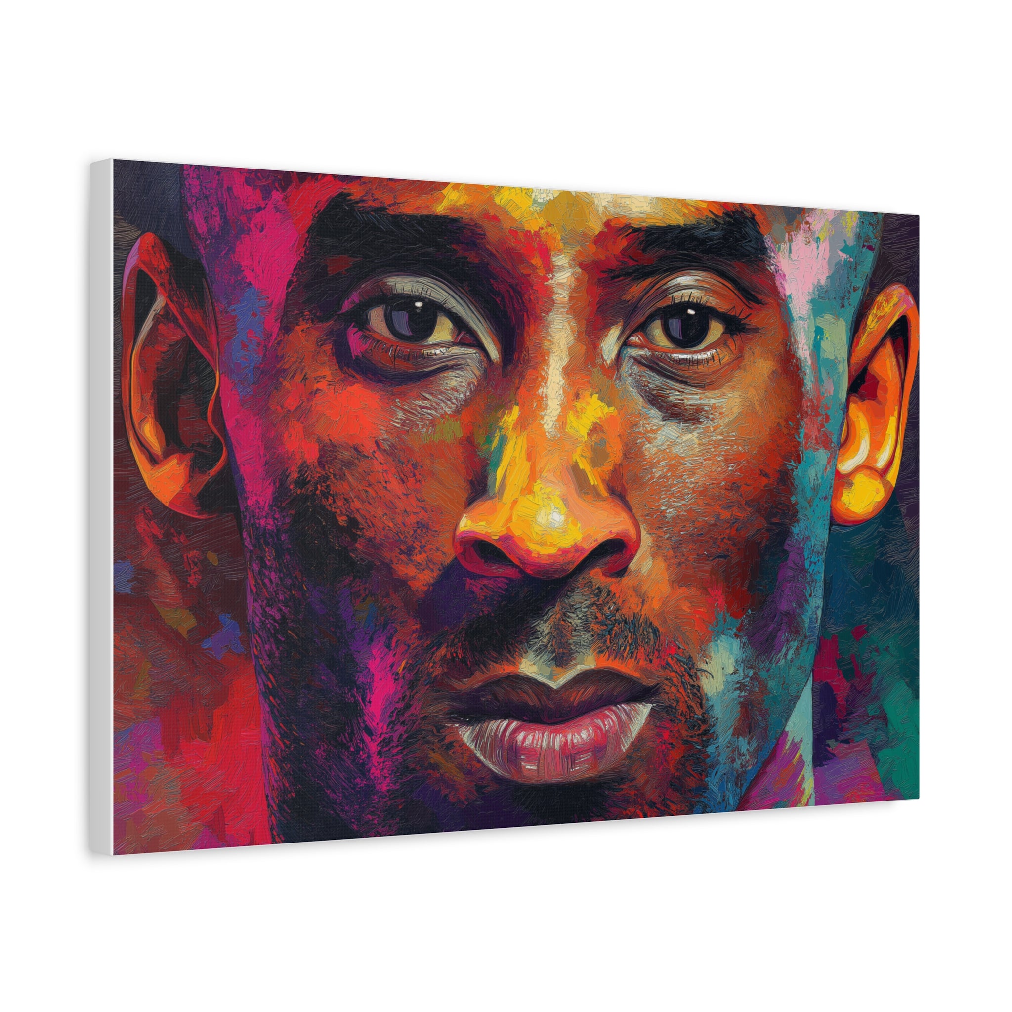 KOBE BRYANT — CANVAS ART, The focus. The fire. The legacy., Stretched, 1.25"