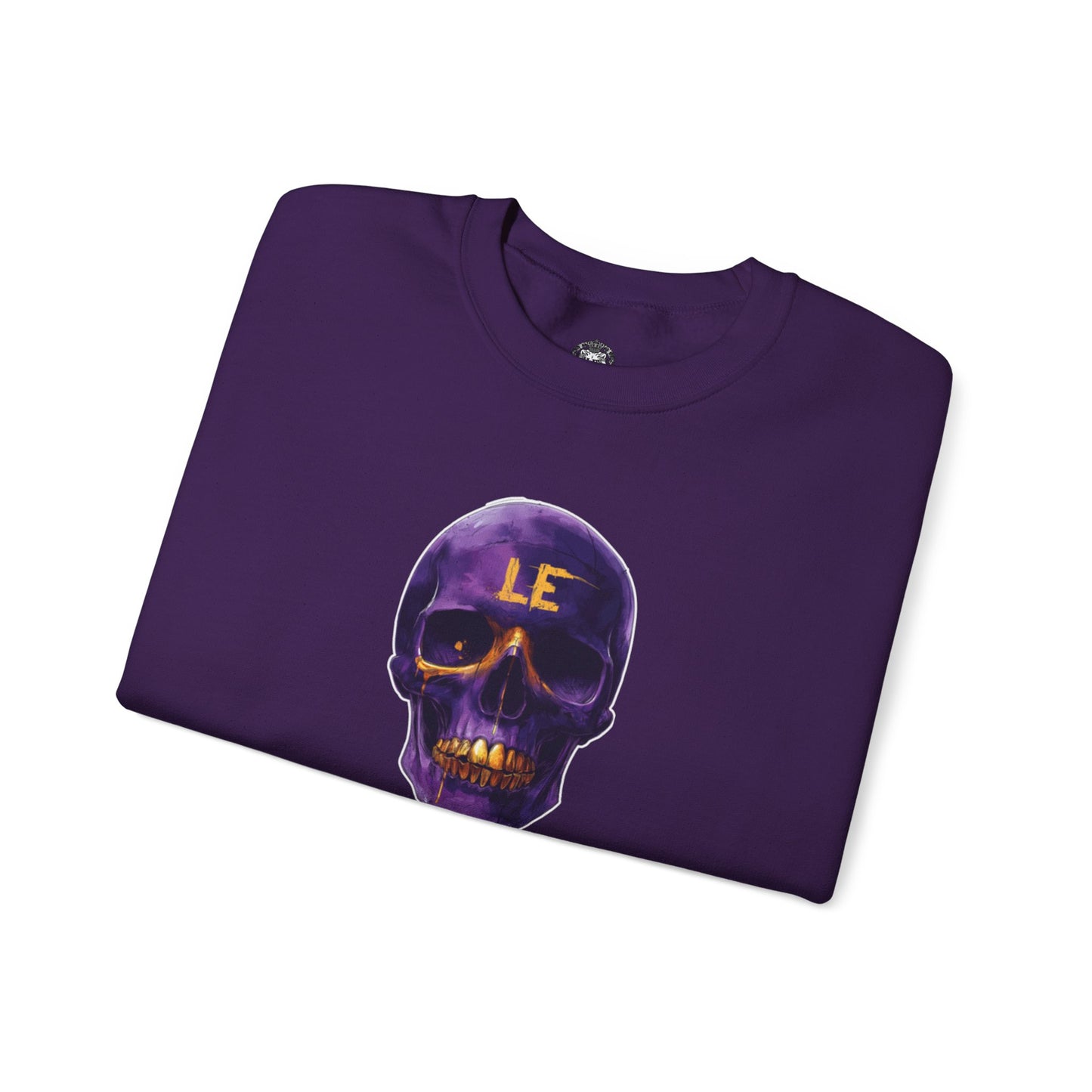 Purple Skull, Unisex Heavy Blend™ Crewneck Sweatshirt, Classic, Original