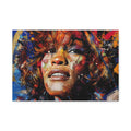 WHITNEY HOUSTON — CANVAS ART, The voice. The grace. The legacy., Stretched, 1.25"