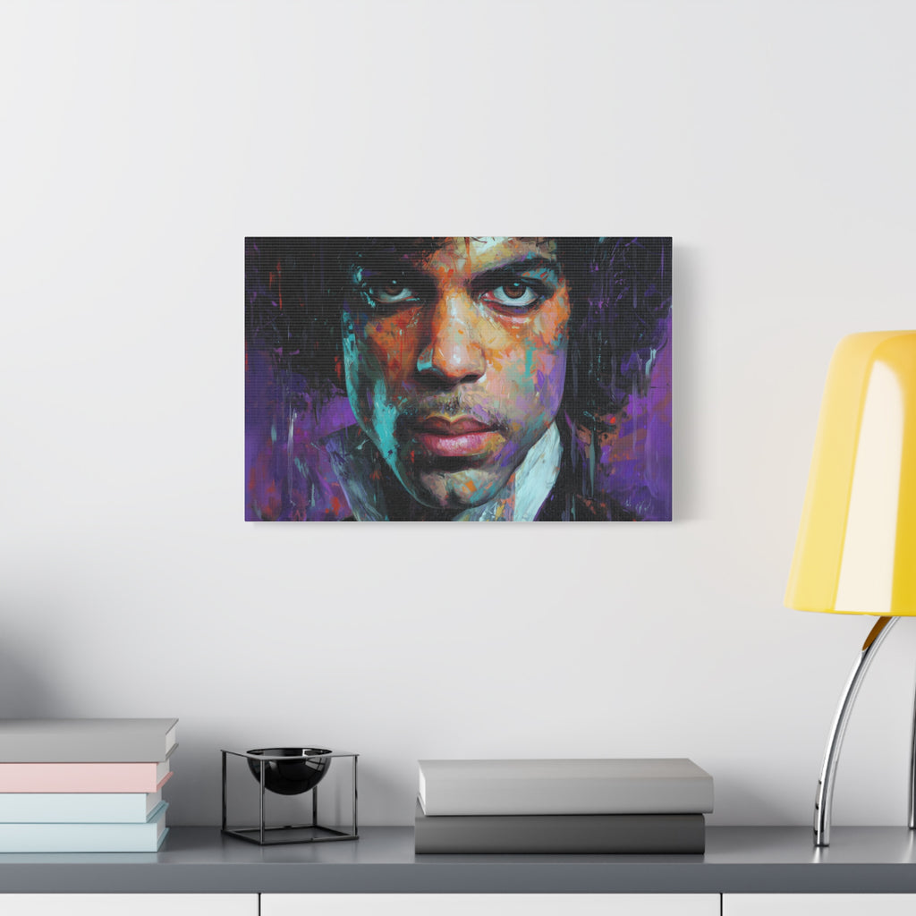 PRINCE — CANVAS ART, The mystique. The music. The legacy., Stretched, 1.25"