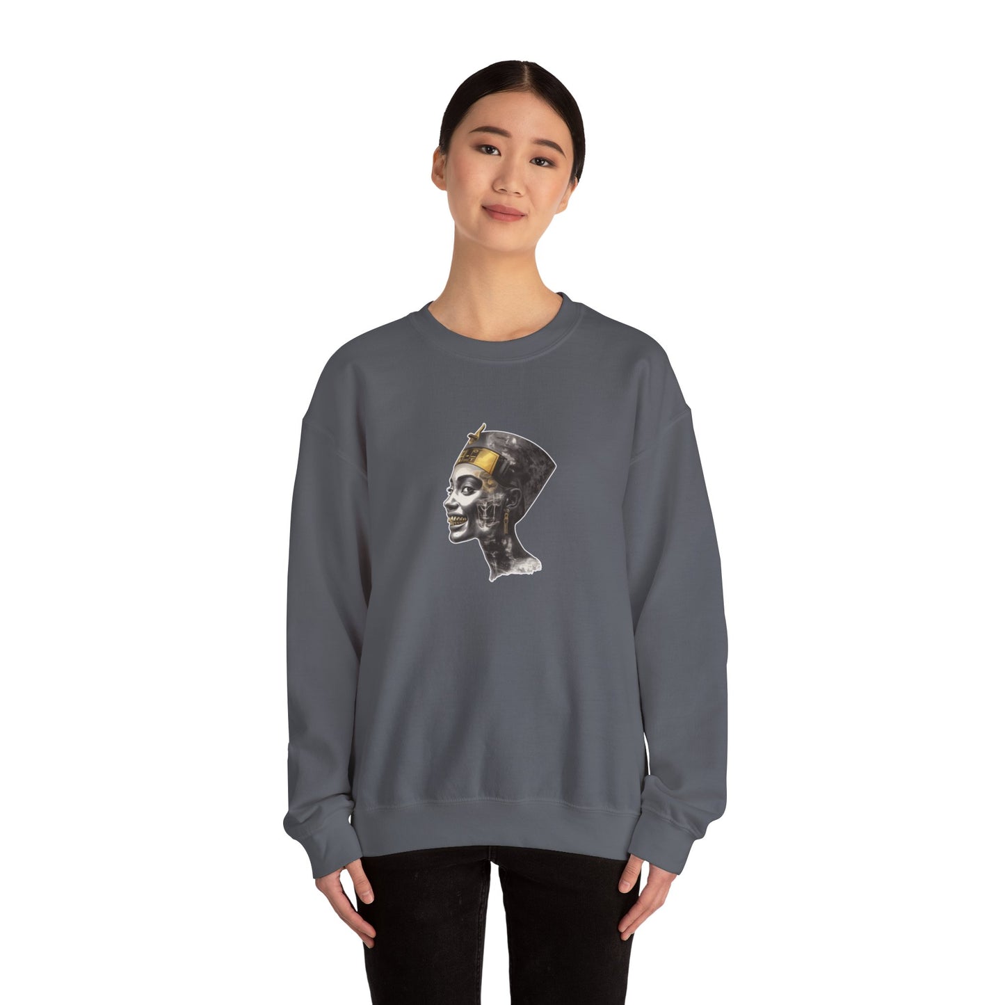 Nefertiti1, Heavy Blend™ Crewneck Sweatshirt, Classic, Original