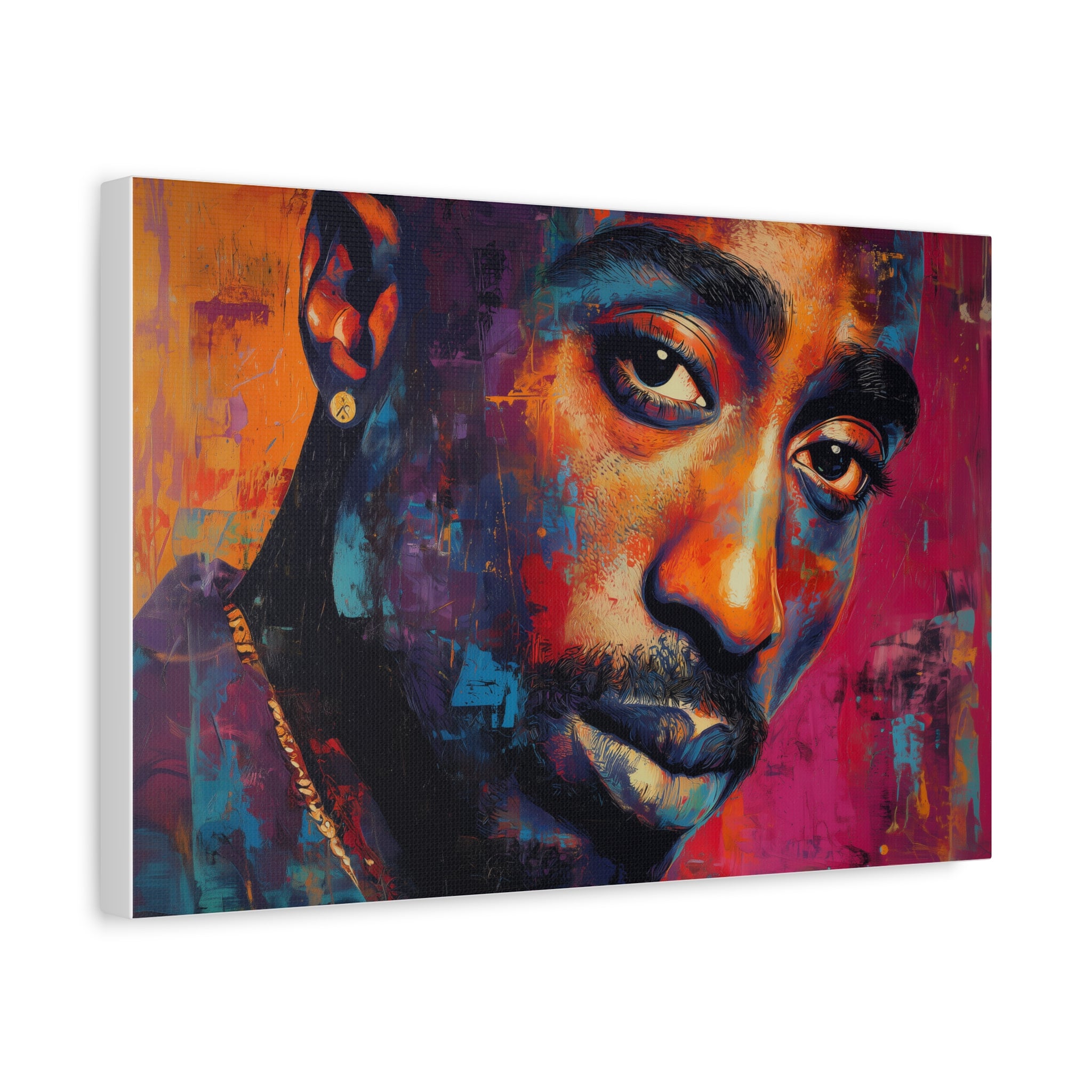 AMARU  — CANVAS ART, The voice. The fire. The legacy., Stretched, 1.25"