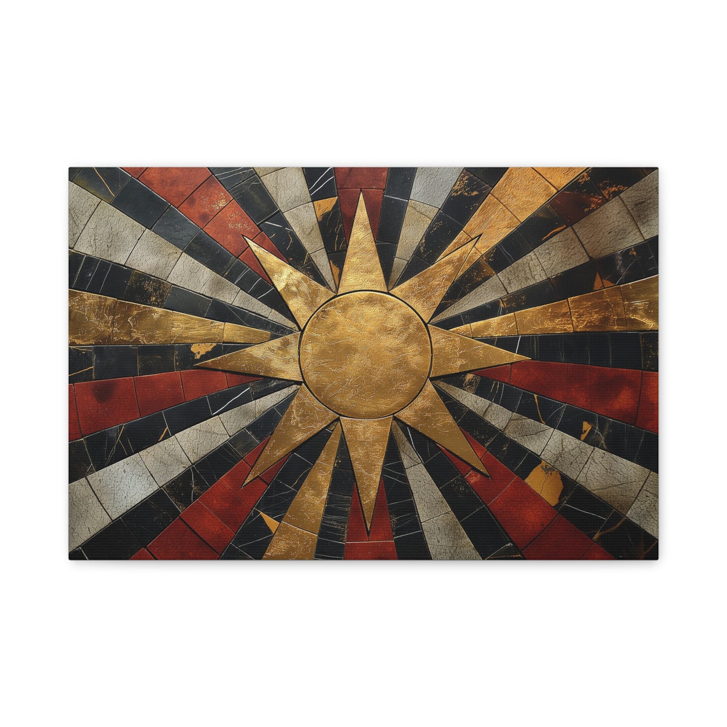 Worshipping The Sun1, Modern Art, Wall Art, Poster, Matte Canvas, Stretched, 1.25"