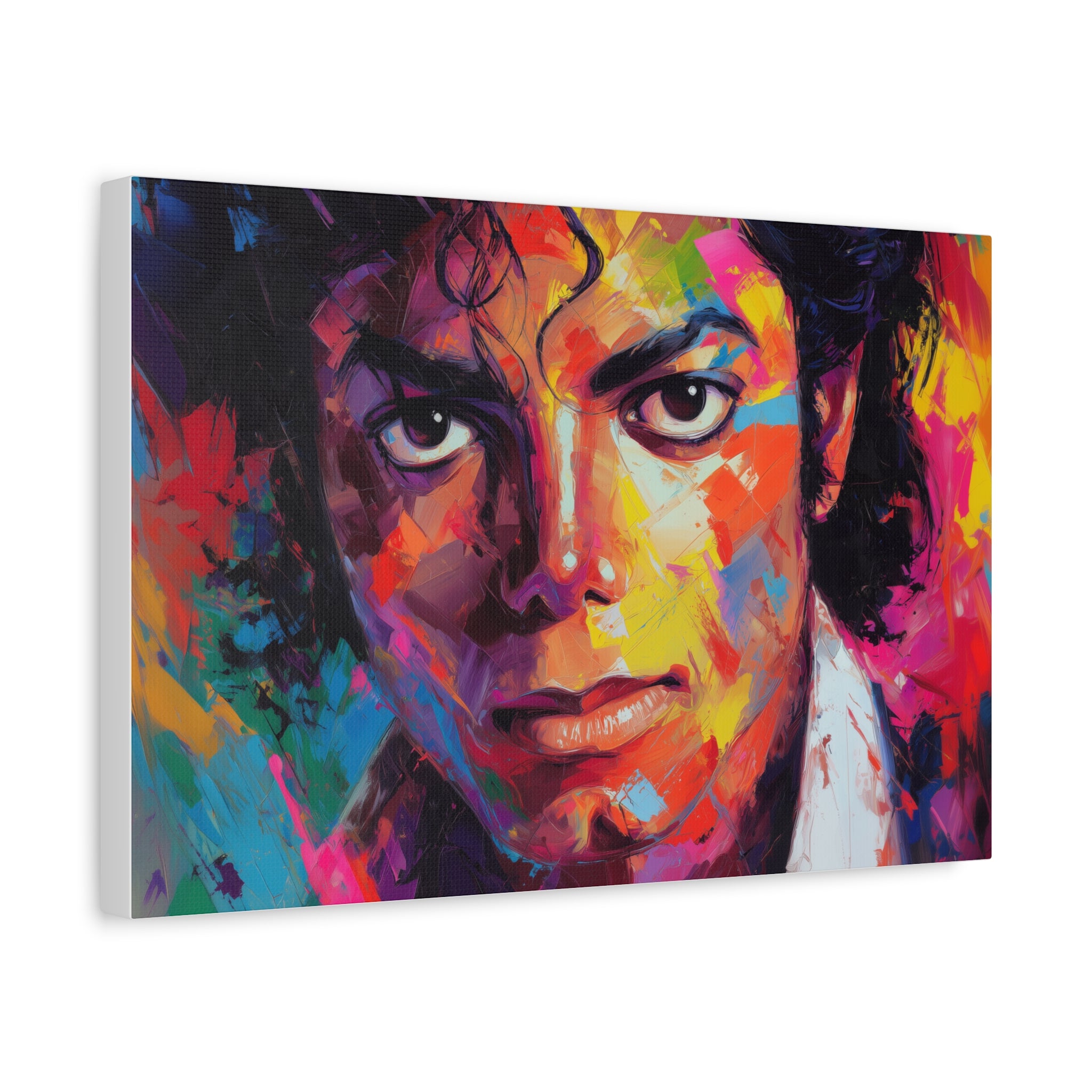 KING OF POP — CANVAS ART, Modern Art, Wall Art, Poster, Matte Canvas, Stretched, 1.25"