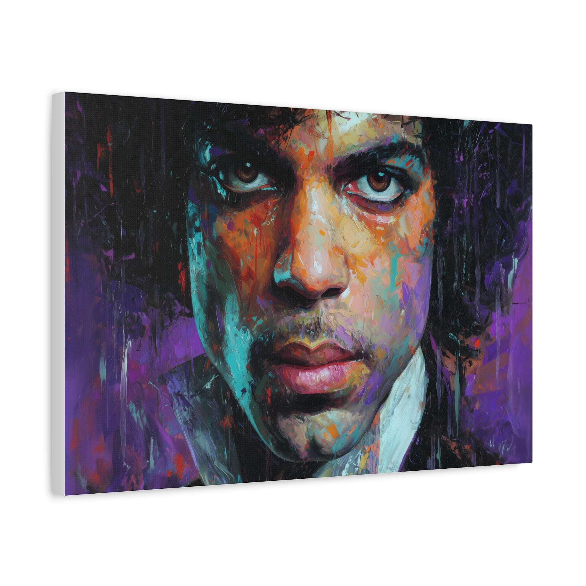 PRINCE — CANVAS ART, The mystique. The music. The legacy., Stretched, 1.25"