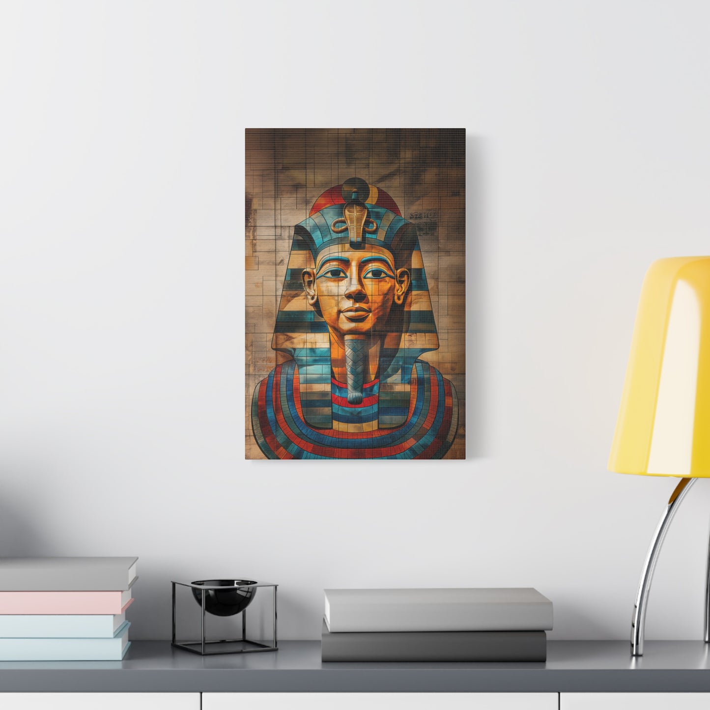 Pharaoh, Matte Canvas, Wall Art, Abstract Art, Stretched, 1.25"