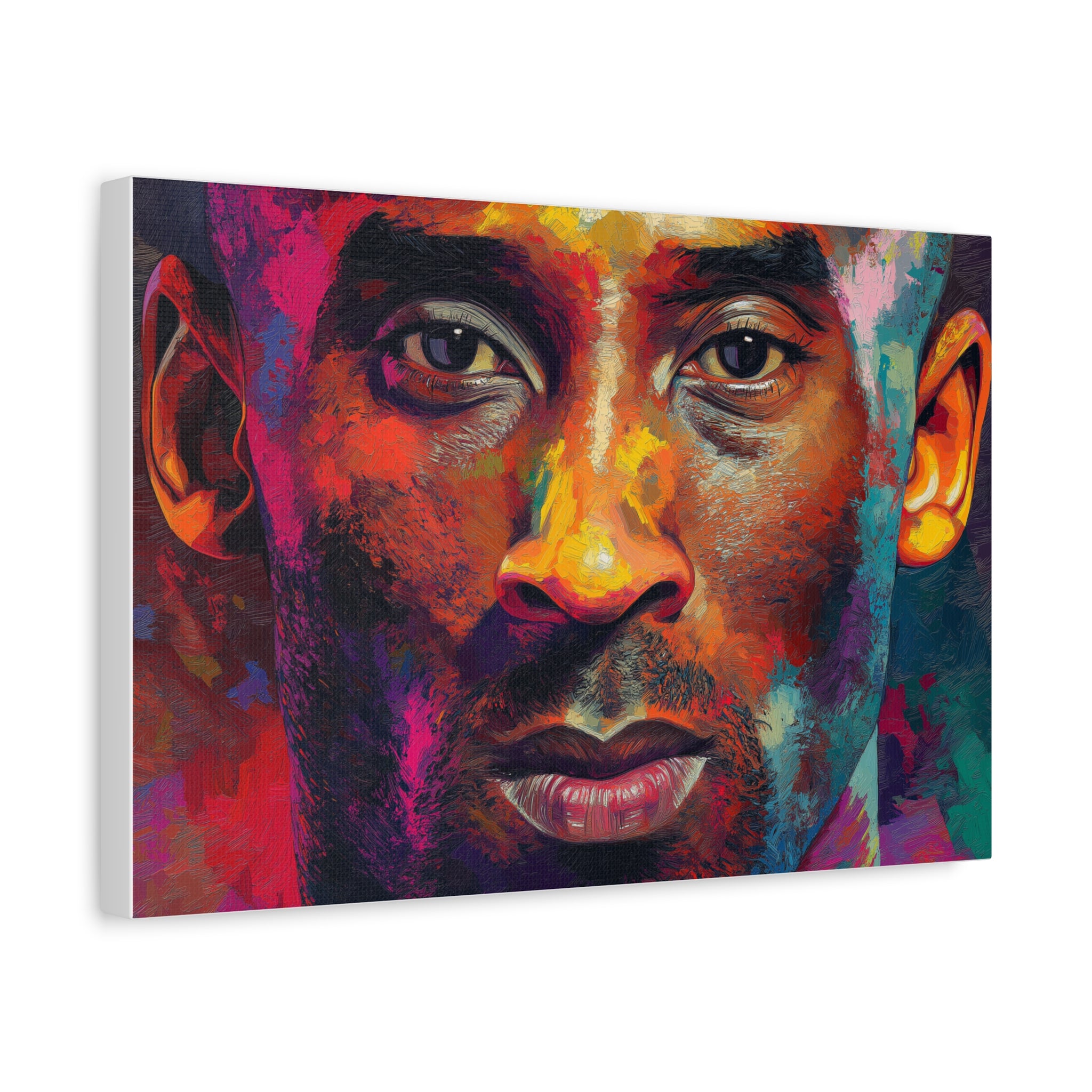 KOBE BRYANT — CANVAS ART, The focus. The fire. The legacy., Stretched, 1.25"