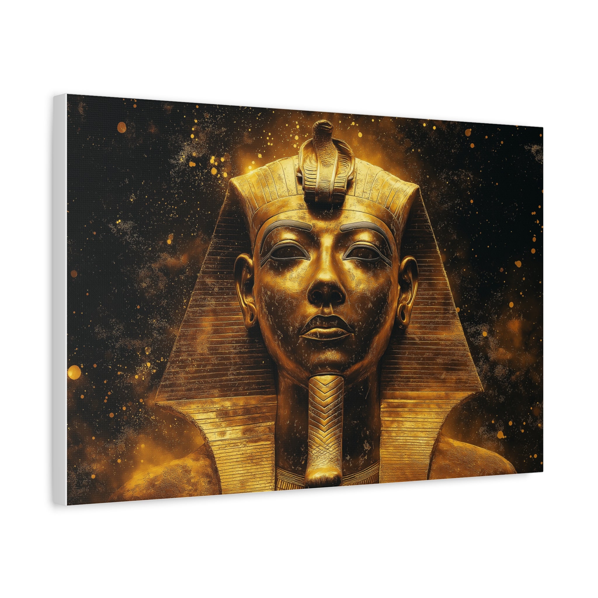 Radiance of the Divine Ruler,  Modern Art, Wall Art, Poster, Matte Canvas, Stretched, 1.25"