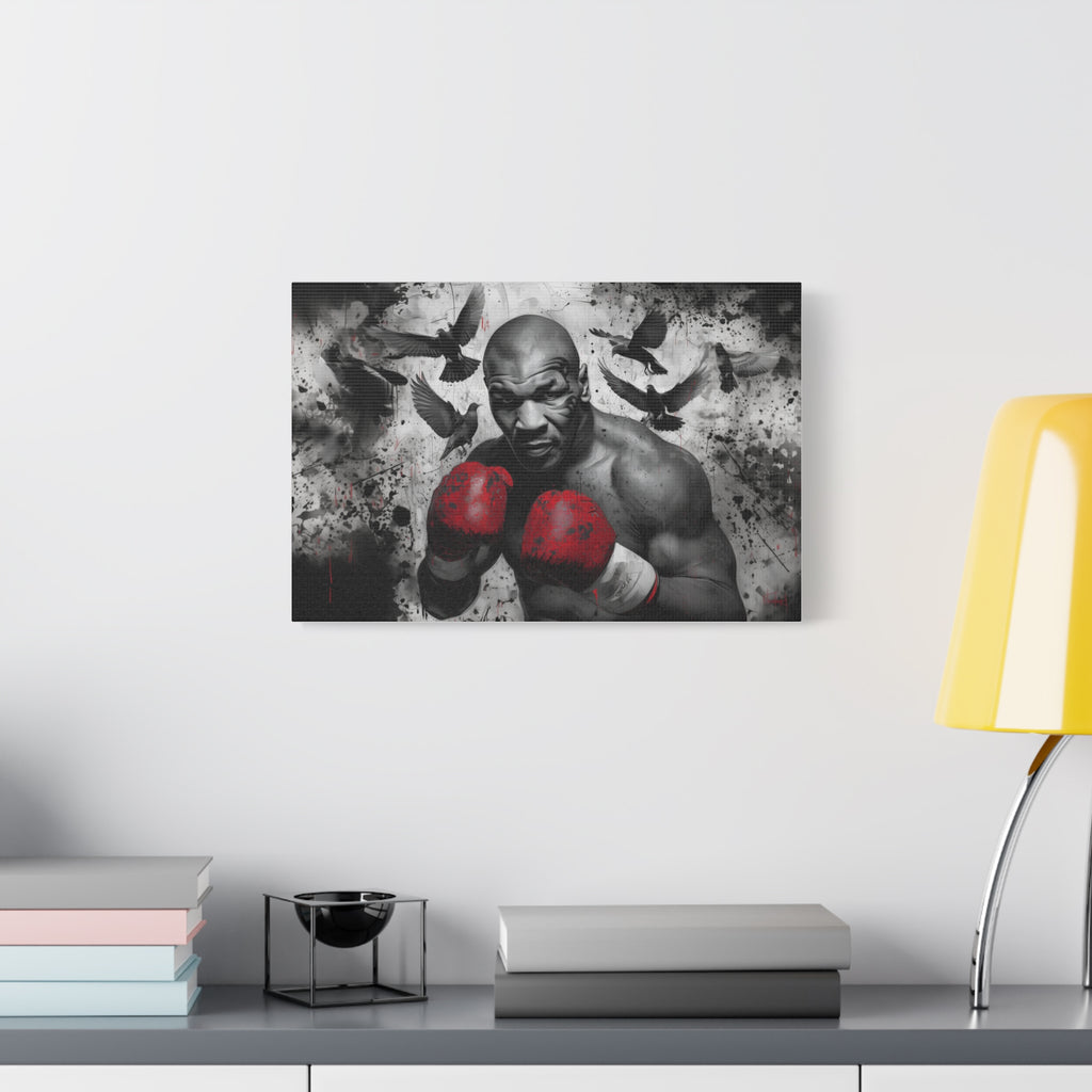 MIKE TYSON — CANVAS ART, The power. The fearlessness. The legacy., Stretched, 1.25"