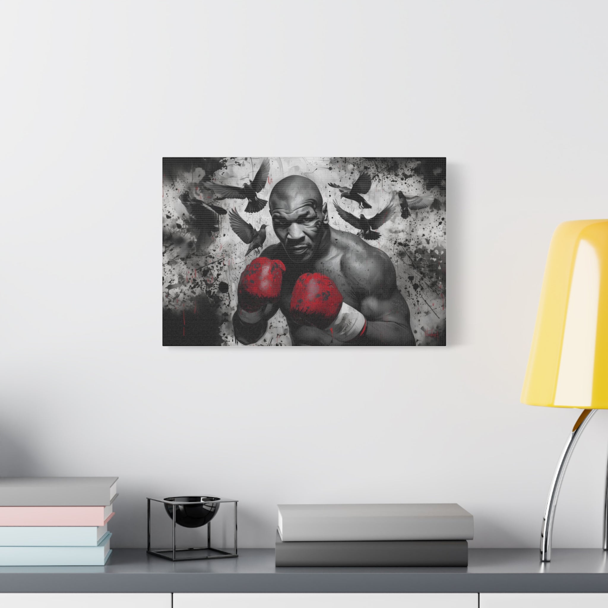 MIKE TYSON — CANVAS ART, The power. The fearlessness. The legacy., Stretched, 1.25"