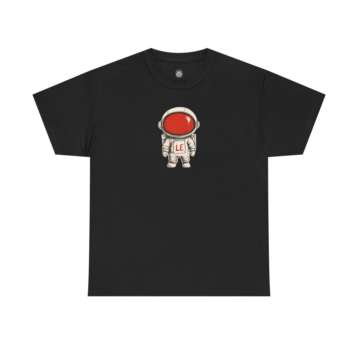 Space Man Red, Heavy Cotton Tee