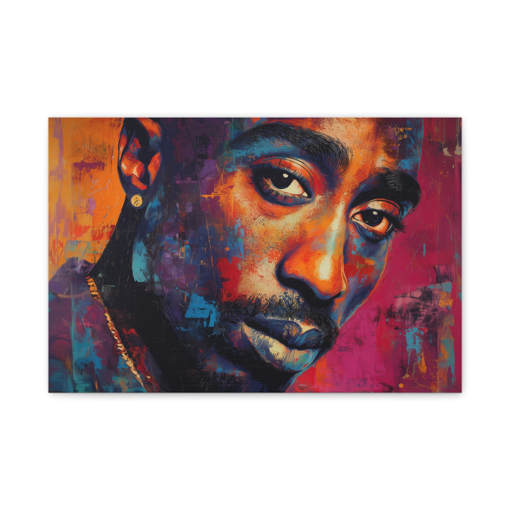 AMARU  — CANVAS ART, The voice. The fire. The legacy., Stretched, 1.25"