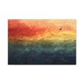 Flying, Modern Art, Wall Art, Poster, Matte Canvas, Stretched, 1.25"