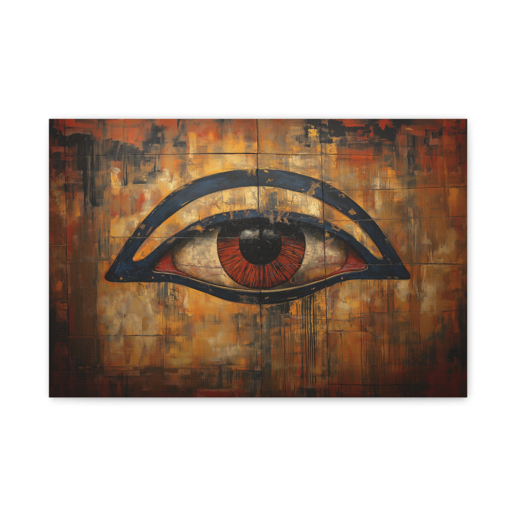 Eye of Horus11,  Modern Art, Wall Art, Poster, Matte Canvas, Stretched, 1.25"