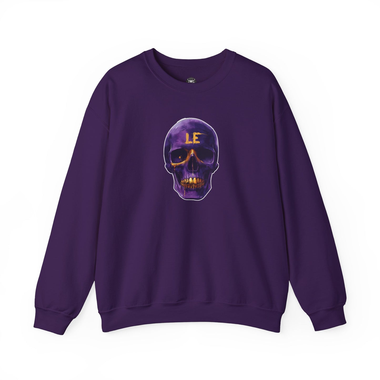 Purple Skull, Unisex Heavy Blend™ Crewneck Sweatshirt, Classic, Original