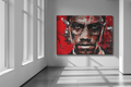 MALCOLM X — CANVAS ART, The vision. The courage. The legacy., Stretched, 1.25"