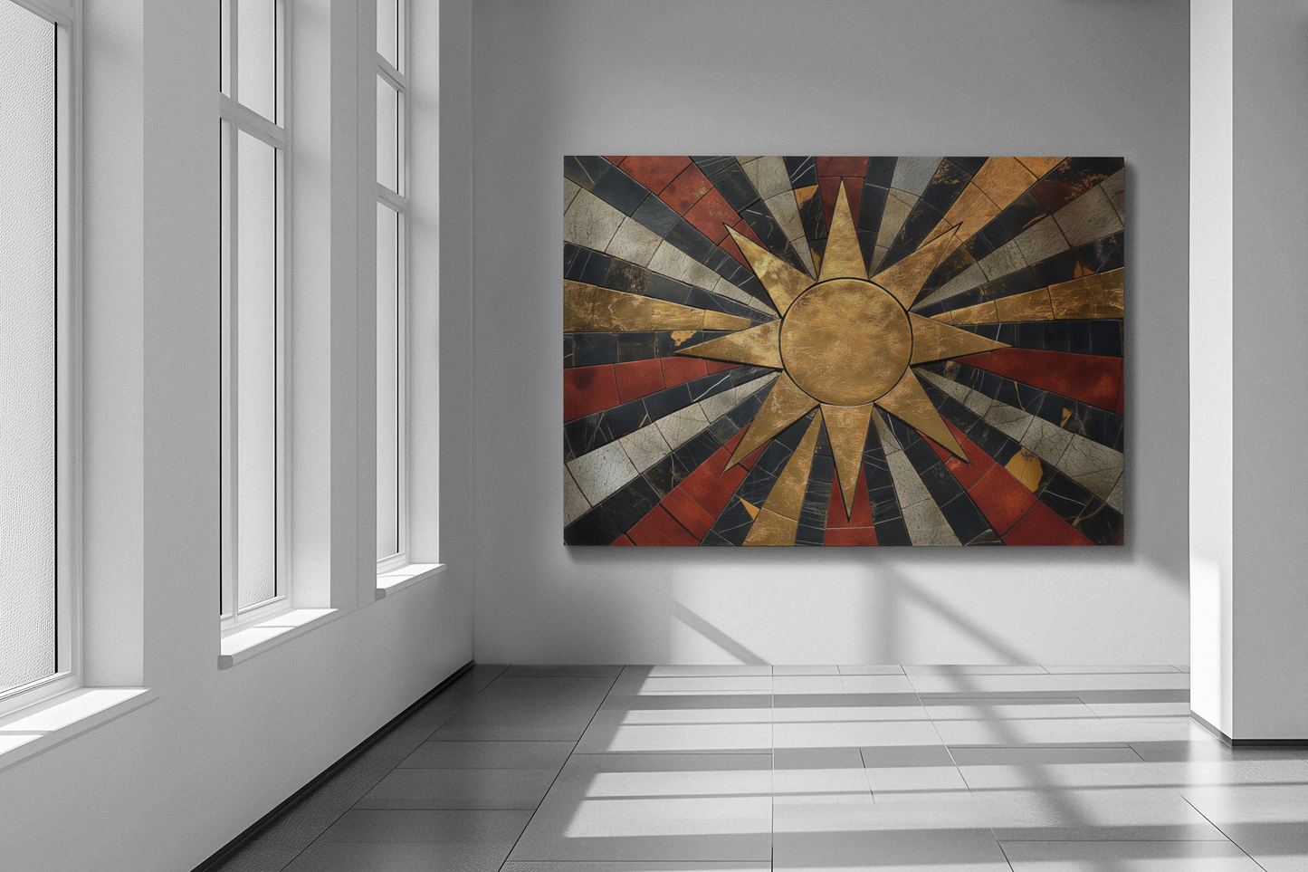 Worshipping The Sun1, Modern Art, Wall Art, Poster, Matte Canvas, Stretched, 1.25"