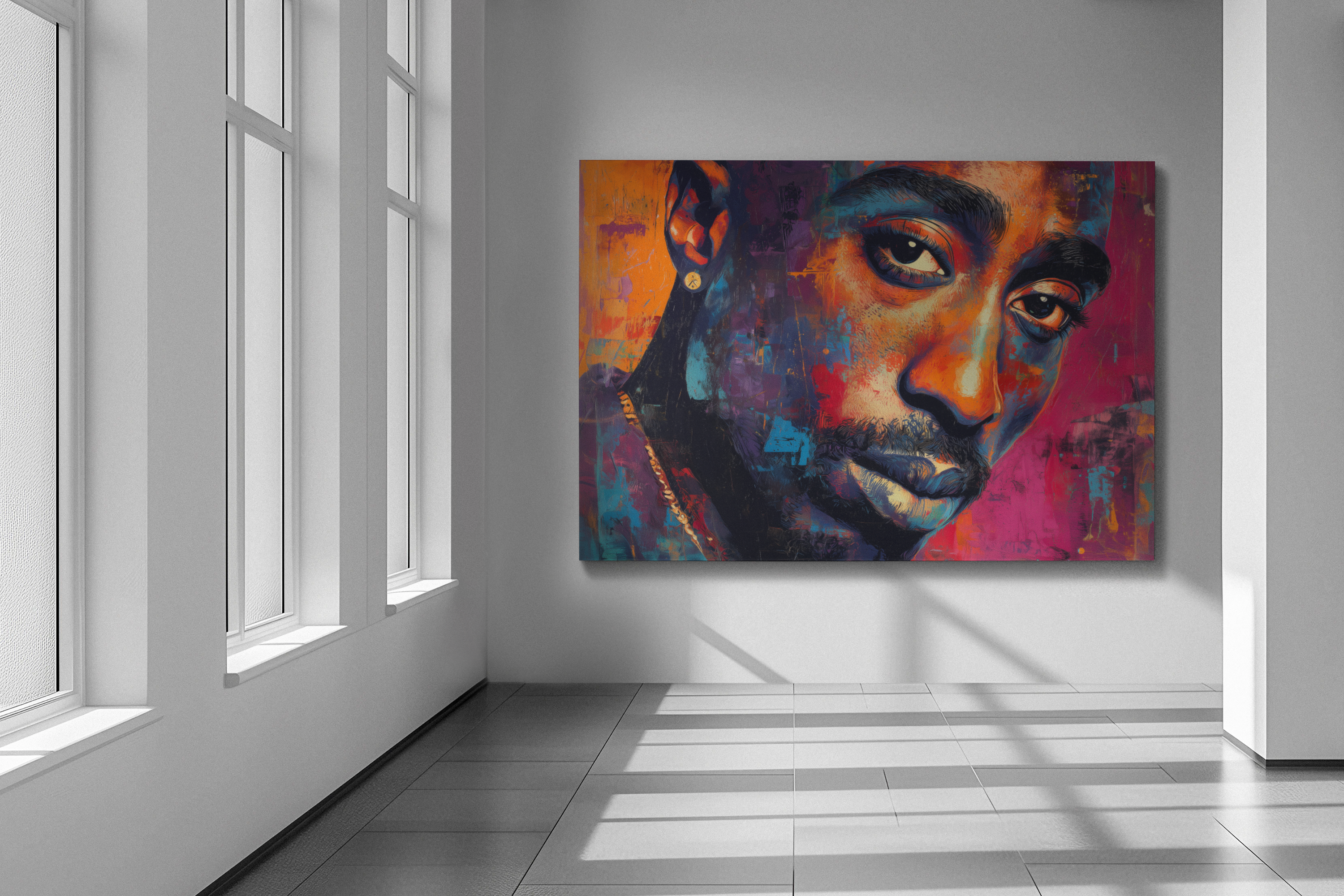 AMARU  — CANVAS ART, The voice. The fire. The legacy., Stretched, 1.25"